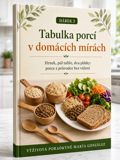 Obálka e-knihy Tabulka porcí v domácích mírách